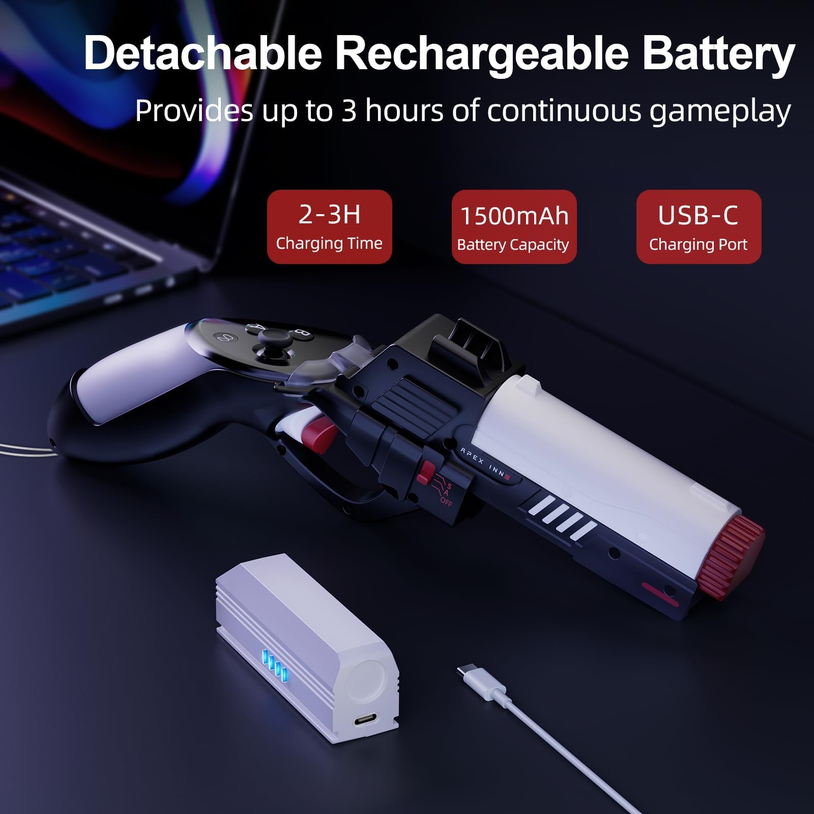 Amazon.co.jp: APEXINNO VR Electric G-un ストックカバー Meta Quest