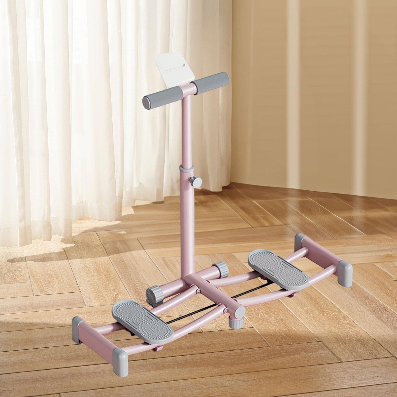 Máquina de Esquí Ejercitador de Pierna Entrenadora de Glúteos Aparato Fitness Multifunción Diseño Plegable Resistente Adecuada para Entrenamiento en E