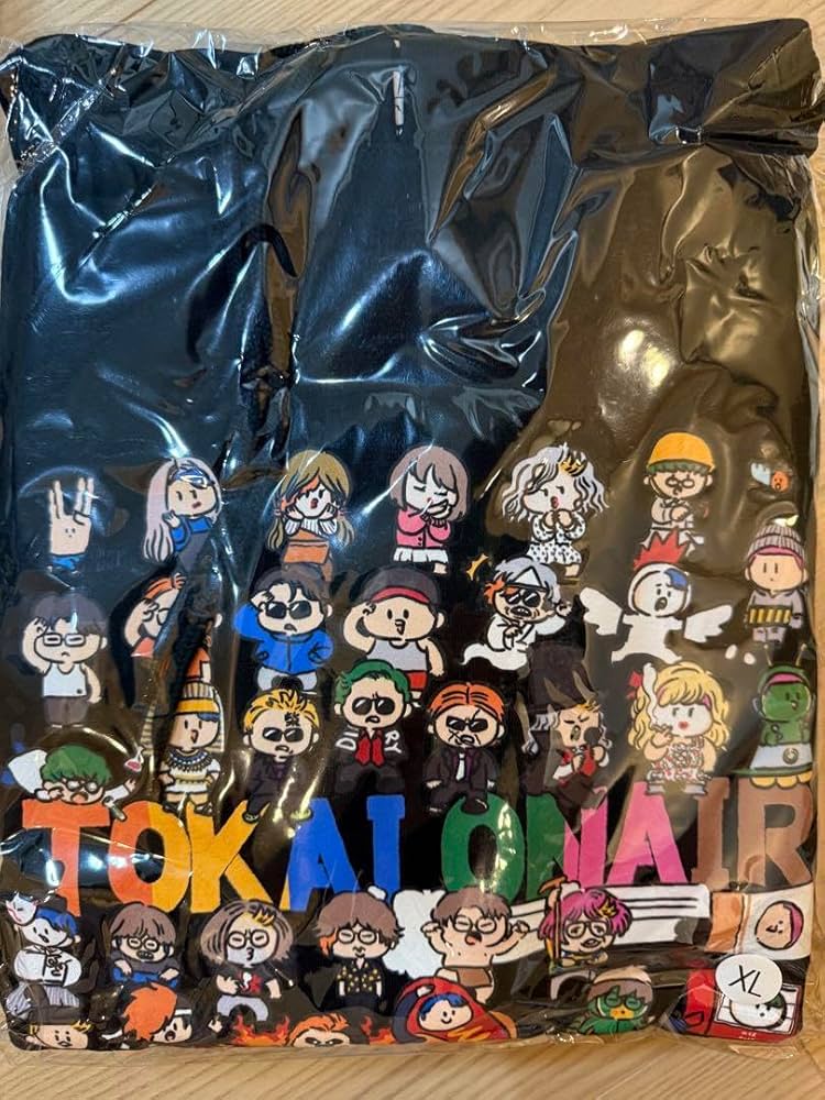 TOKAI ONAIR キャラクターイラストパーカー　ブラック TOKAI ONAIR キャラクターイラストパーカー – 東海オンエア