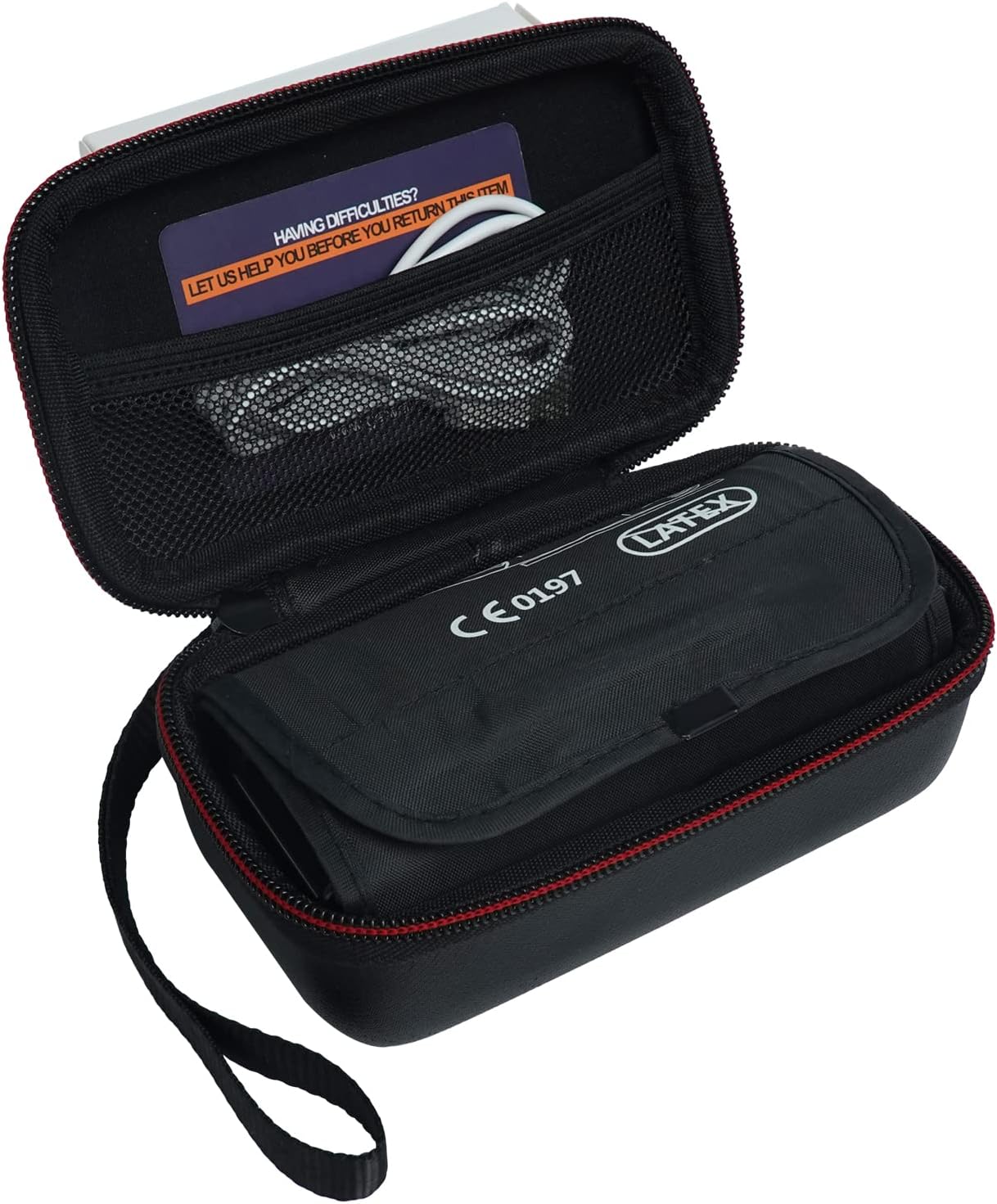 Travel Storage Case for Checkme Blood Pressure Monitor - BP2BP2 CnnectBP2A & BP2A Relax, A Compatible Smart Upper Arm BP Machine Case