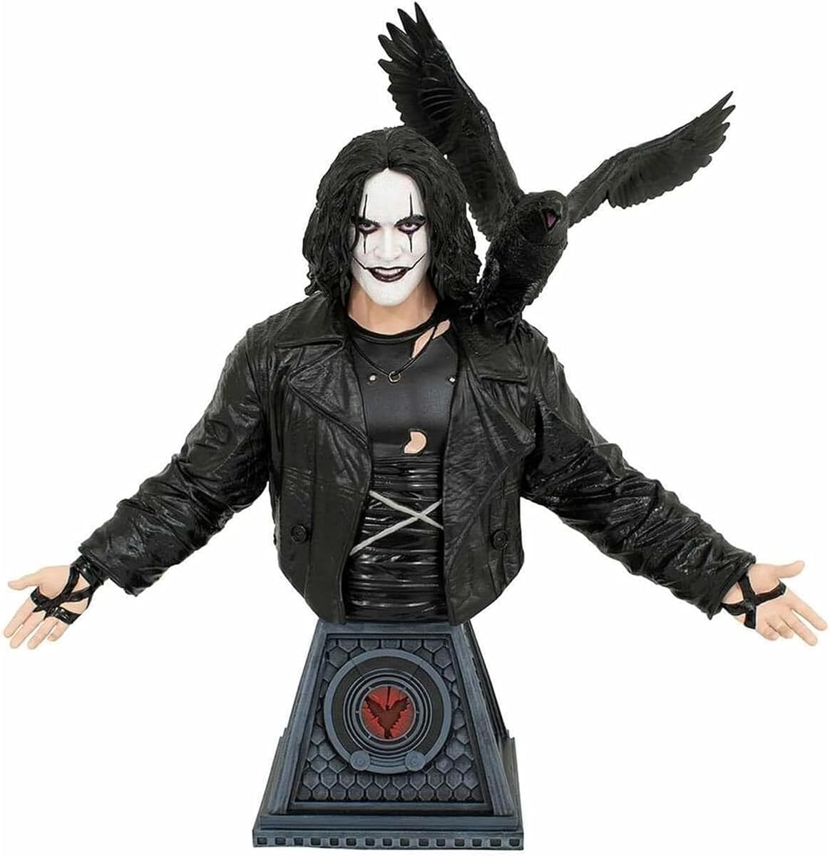 LLC The Crow: Eric Draven 1:6 Scale Bust | The Crow 6 Inch Bust Statue - Eric Draven