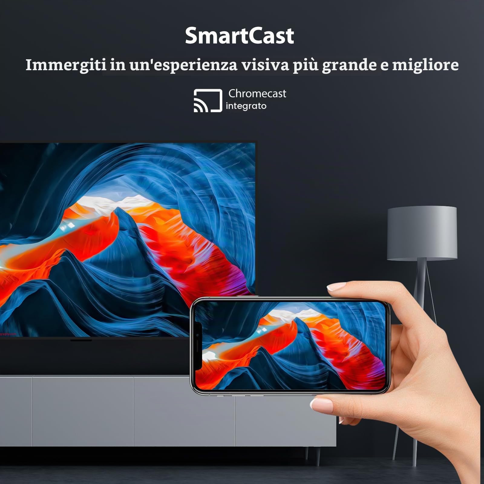Xiaomi Mi TV Stick 2K, Lettore Streaming Portatile, Chromecast integrato, Assistente Vocale Google compatibile, Supporta Dolby Multichannel HD e DST, Nero