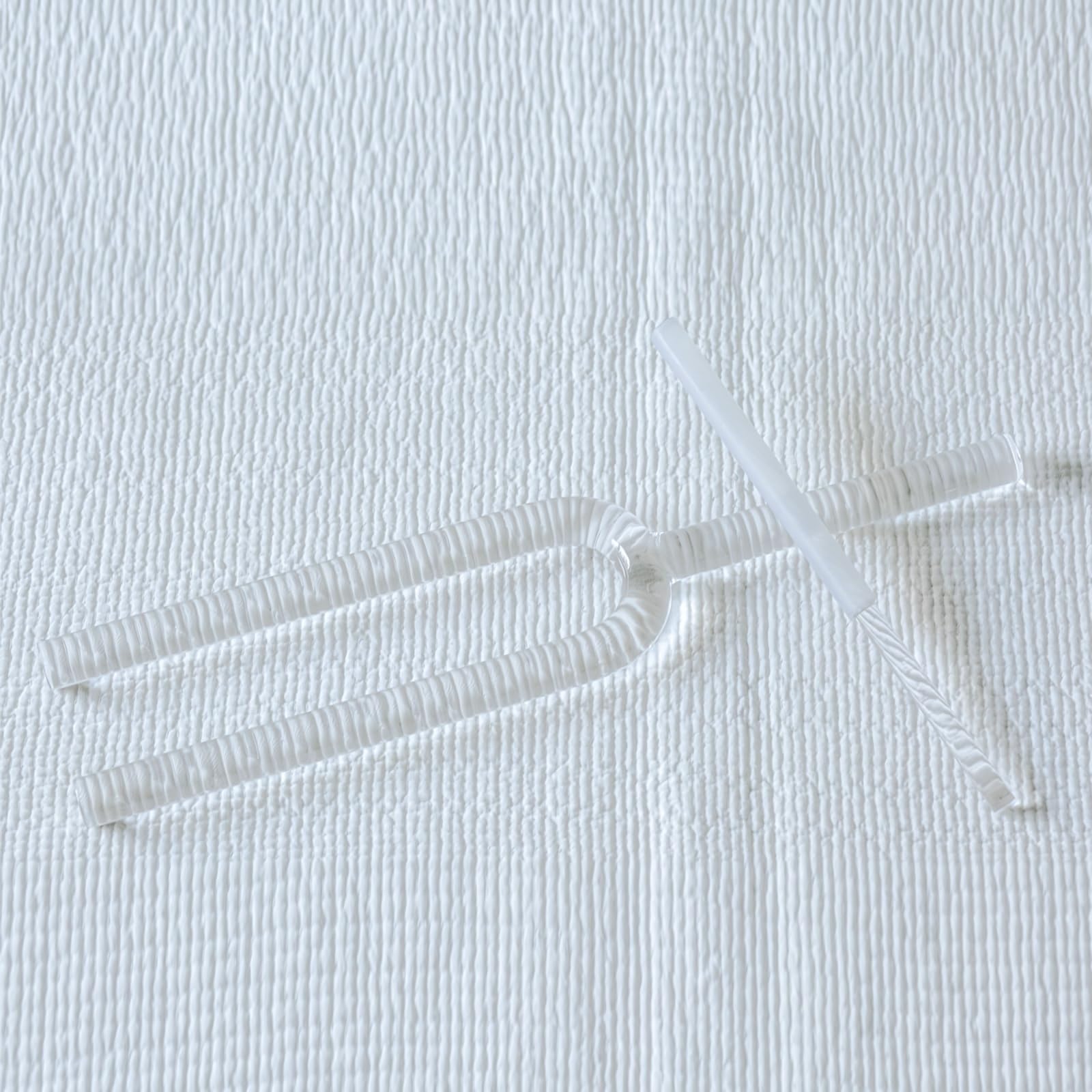 Quarz-Stimmgabel, Quarz-Chakra-Stimmgabeln Mit Kostenlosem Klöppel, Für Chakra-Musikinstrumente, Yoga-Meditation Und Klangheilung,F Note-440hz 16mm