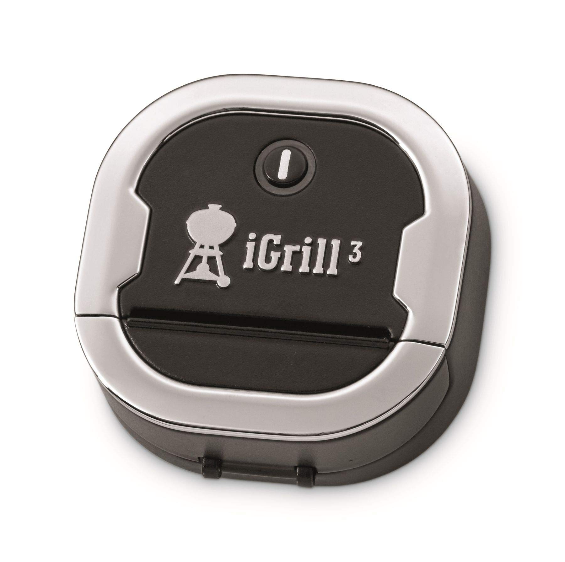 Weber iGrill 3, termómetro inteligente con sonda Bluetooth incluida, para serie Genesis II (y - LX) & Spirit II, control a través de la aplicación para smartphone - Plata (7205)