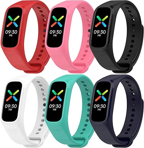 FitTurn Compatible con banda Oppo y OnePlus Band Correa de una sola pieza de un tamaño (5.5-8.7) Unisex de silicona de repuesto de goma colorida disponible en Yaxa Peru