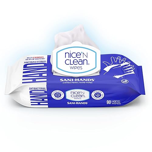 Nice 'N CLEAN Sensitive Skin Wet Hand Wipes 90ct (8-Pack)