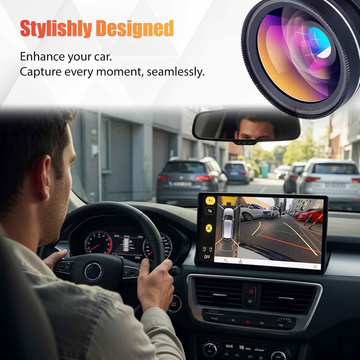 FL3Z19G490D Rear View Backup Camera Compatible with F-150 2015 2016 2017