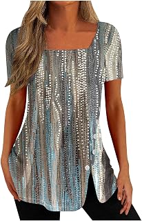Womens V Neck Tops Plus Size Basic Tee Ladies Short Sleeve T-Shirt Daily T-Shirts V Neck Short Sleeve Summer Tops V Neck Tops Business Office Top Blouse for Summer