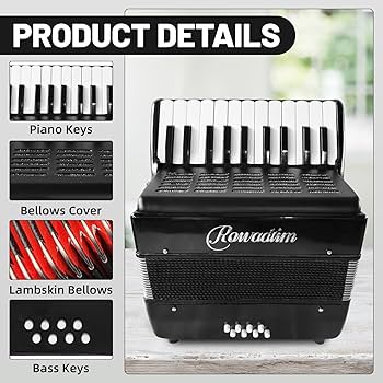 10 Keys 8 Bass Accordions For Kids - U2013 Singapore