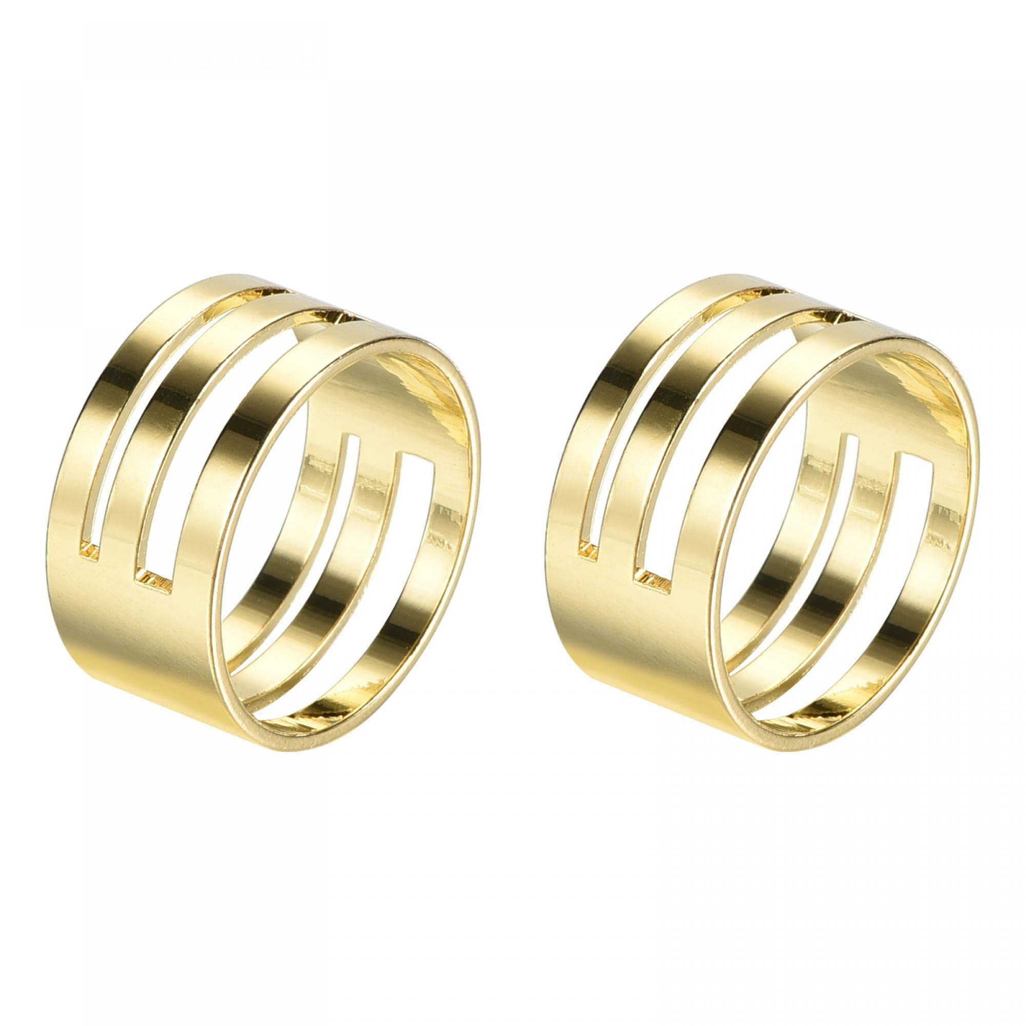 sourcing map Jump Ring Opening Tool, Brass Circle Open and Close Tools for DIY Making Supplies Repair, Gold Pack of 2