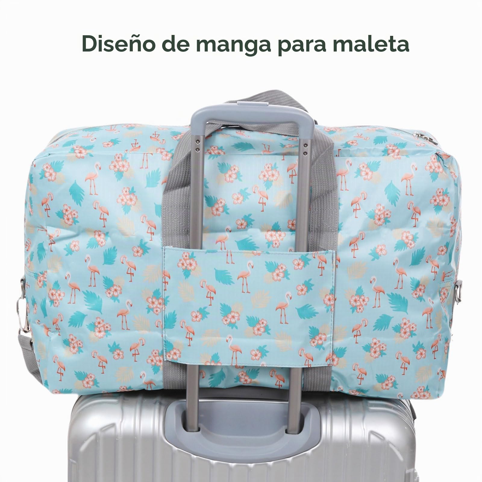 Arxus Bolso Grande de Viaje Plegable en la Bolsa de Viaje con Equipaje y Correa para el Hombro