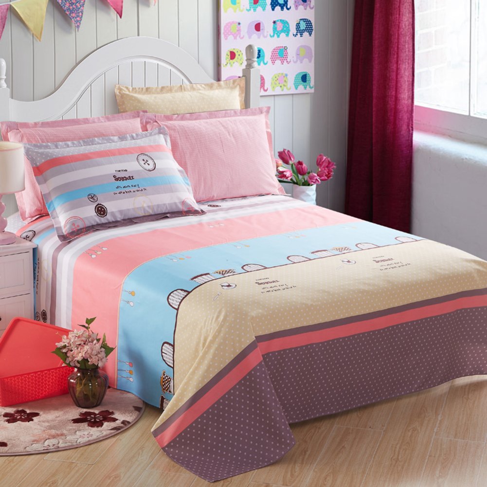 Drap en coton matelassé haut de gamme pour lit enfant motif R