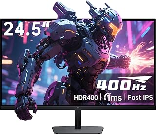 KTC 24.5 Inch 400Hz Gaming Monitor, 240Hz Monitor 1080P, Fast IPS, H25X7