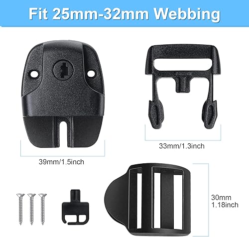 Miniatura 2 de Juego de 40 clips de repuesto para bañera de hidromasaje, kit de reparación de pestillo roto con ranura para cubierta de bañera de hidromasaje, kit