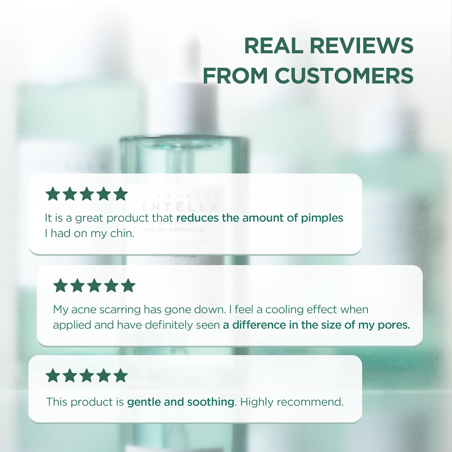 SKIN1004 Tea-Trica Relief Ampoule, Face Serum with Tea Tree & Centella, Facial Serum for Soothing & Hydrating, Lightweight Centella Ampoule for Fast-Absorbing, Korean Skin Care, 3.38 fl.oz /100ml - Image 7