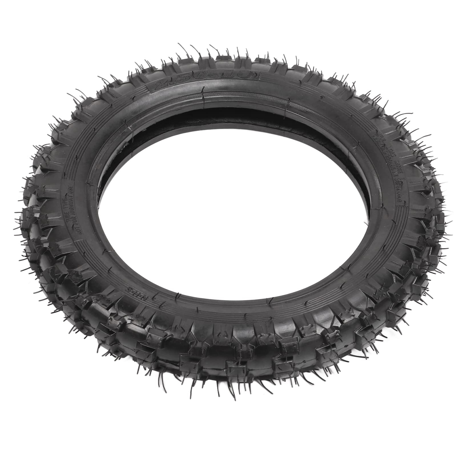 Fabater Zestaw Dętek TR13 Zawór Prosty do Mini Pitbike’a 50 Cm3 110 Cm3, Przeciwwybuchowa Dętka z Butylowej 2,50/2,75-10 i Opona Zewnętrzna do Maszynki Golenia XR50 CRF50