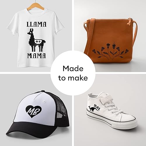 Miniatura 4 de Cricut Iron on Glitter, blanco