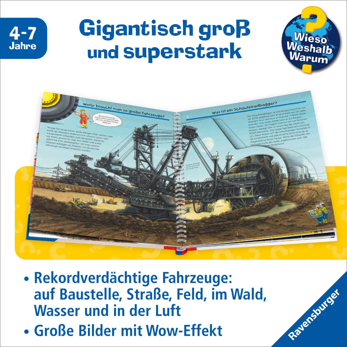 Wieso? Weshalb? Warum?, Band 6: Wir entdecken die Riesenfahrzeuge