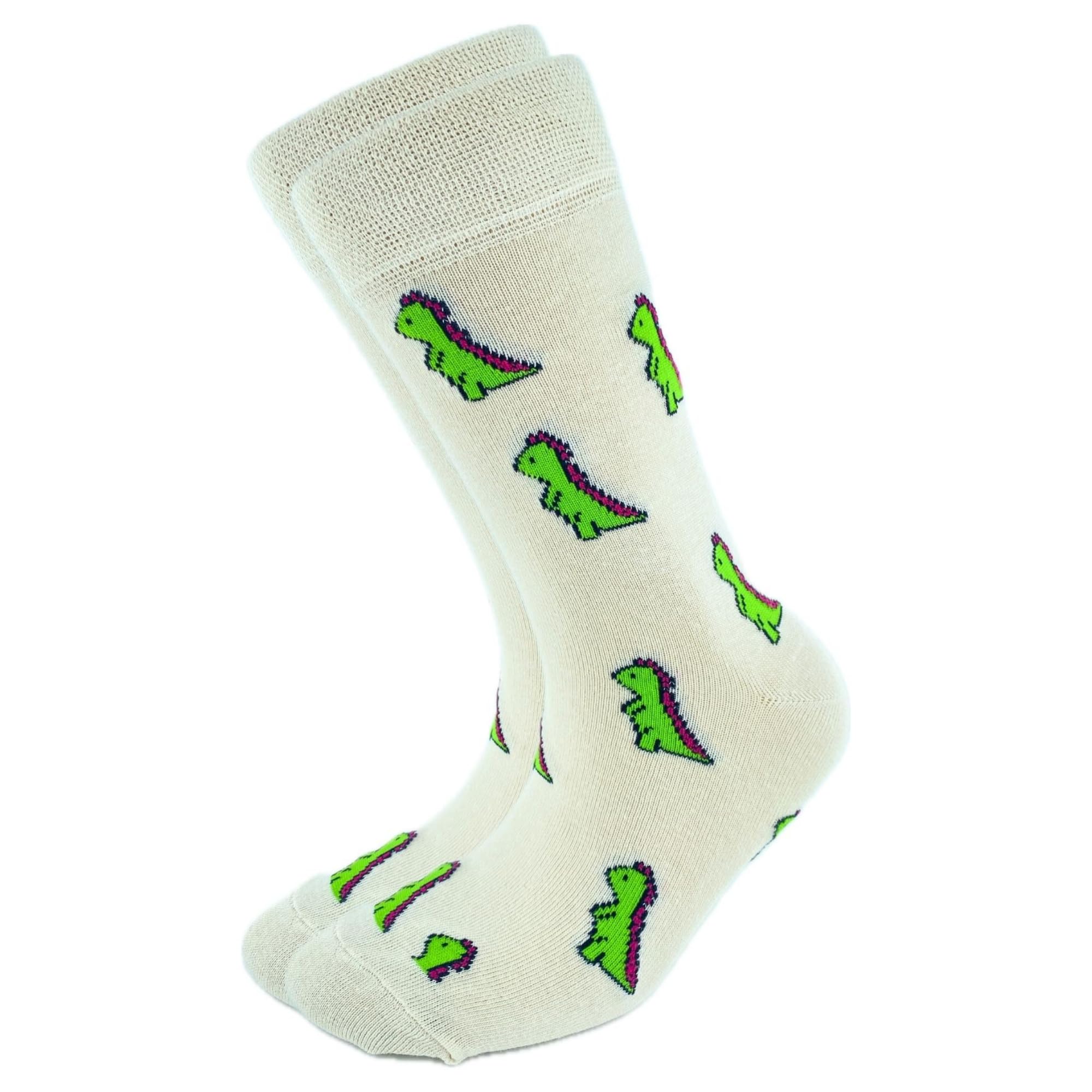 Socks Tunnel Gurken Gemusterte Bunte Socken (DE/NL/SE/PL, Numerisch, 36, 42, Regular, Regular, Dinosaurier)