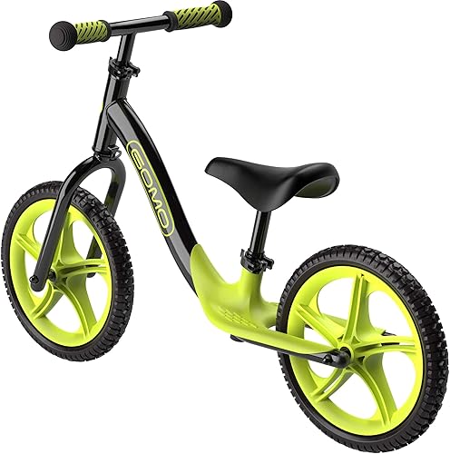 Miniatura 3 de GOMO Bicicleta de entrenamiento para niños de 18 meses, 2, 3, 4 y 5 años de edad, colores fantásticos, para niños pequeños. Bicicleta sin pedales y