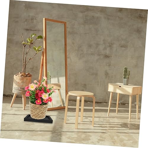 Miniatura 9 de Yardwe Planta de interior Planta Planta de Imitación Cemento Plantador Bandeja Clásico Herramienta Cuenca Bandeja