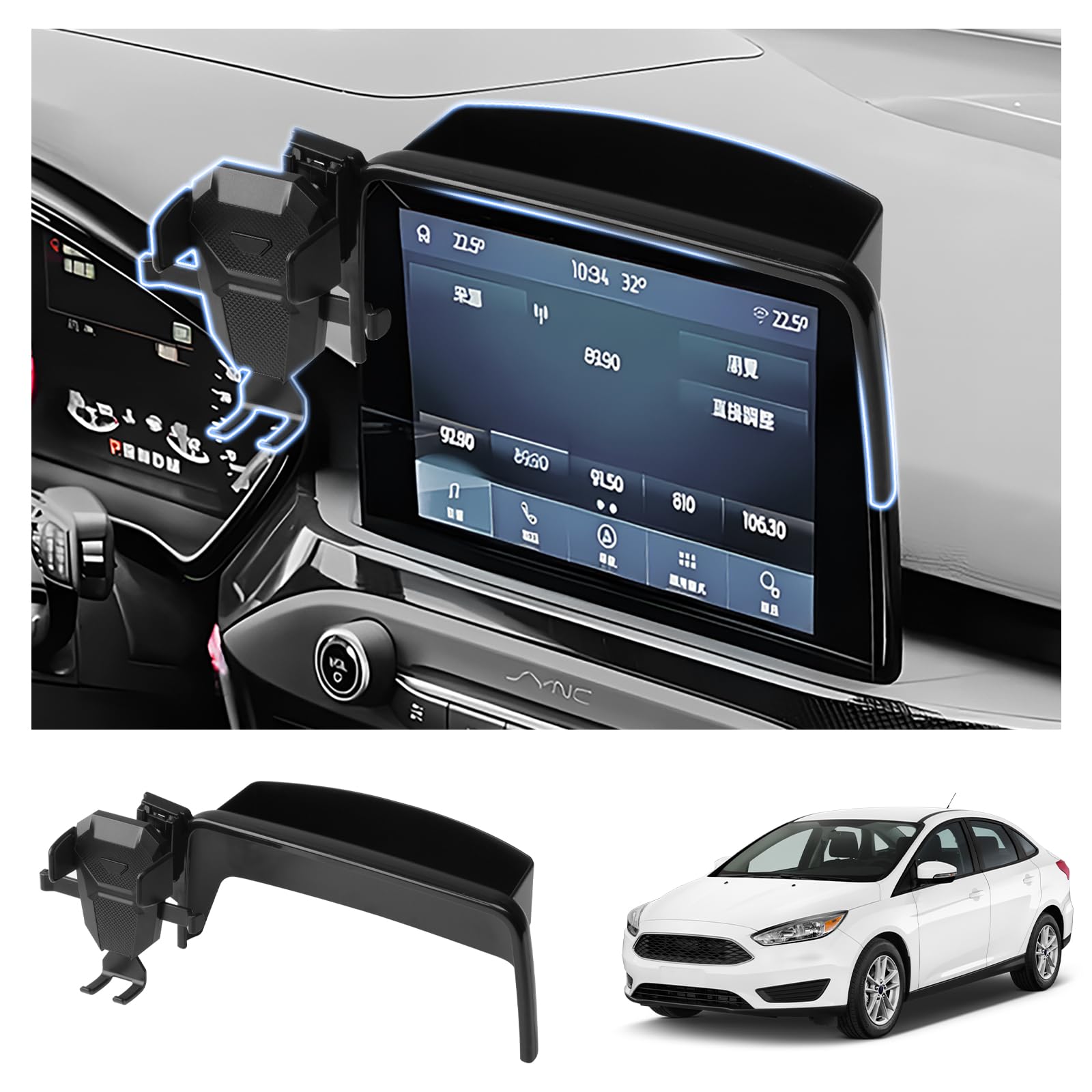 FIILINES Dashboard Tray & Phone Holder