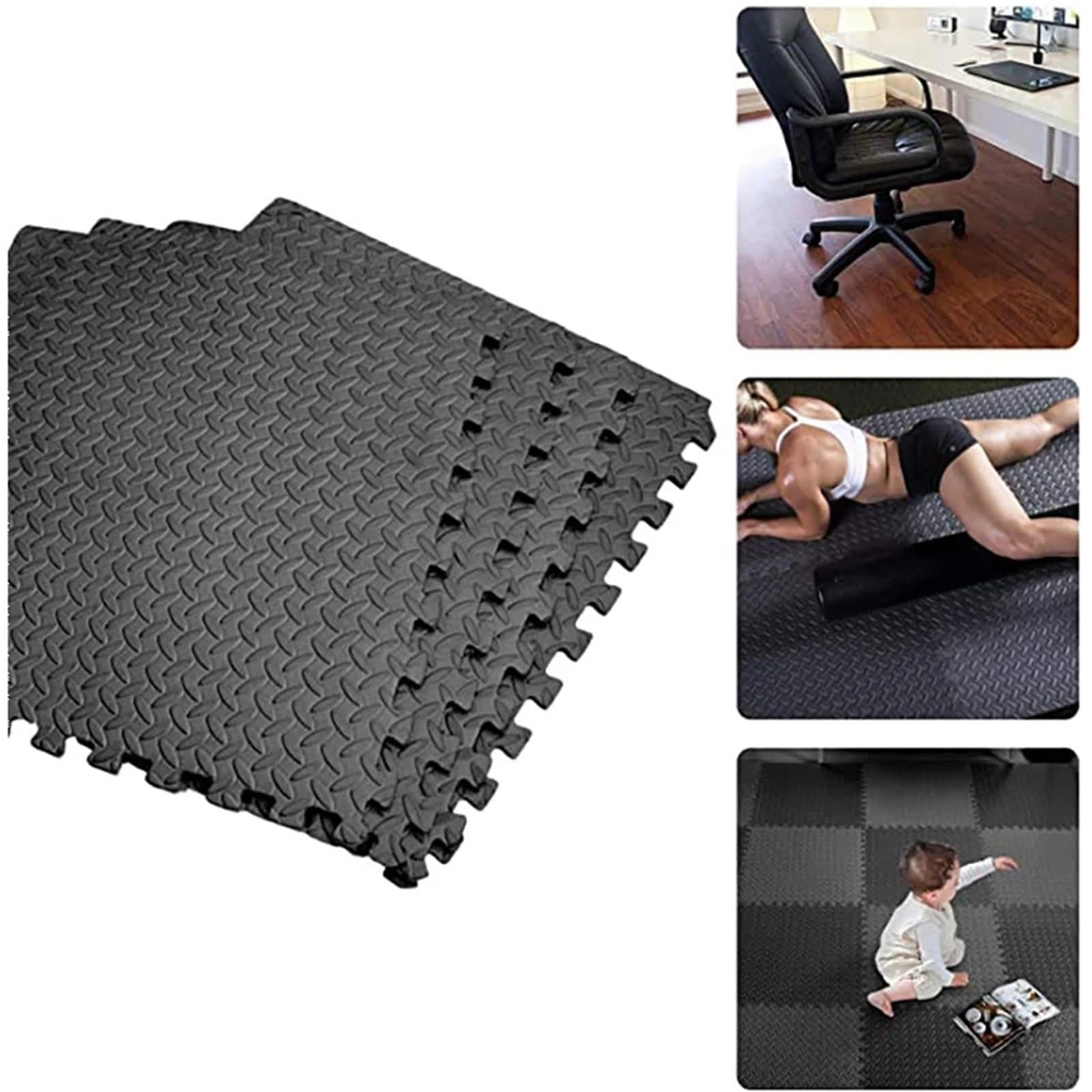 Esterilla Fitness Puzzle Fitness EVA Foam Interlocking Tiles Protective Floor Mats For Yoga Home Gym Equipment(Color 1)