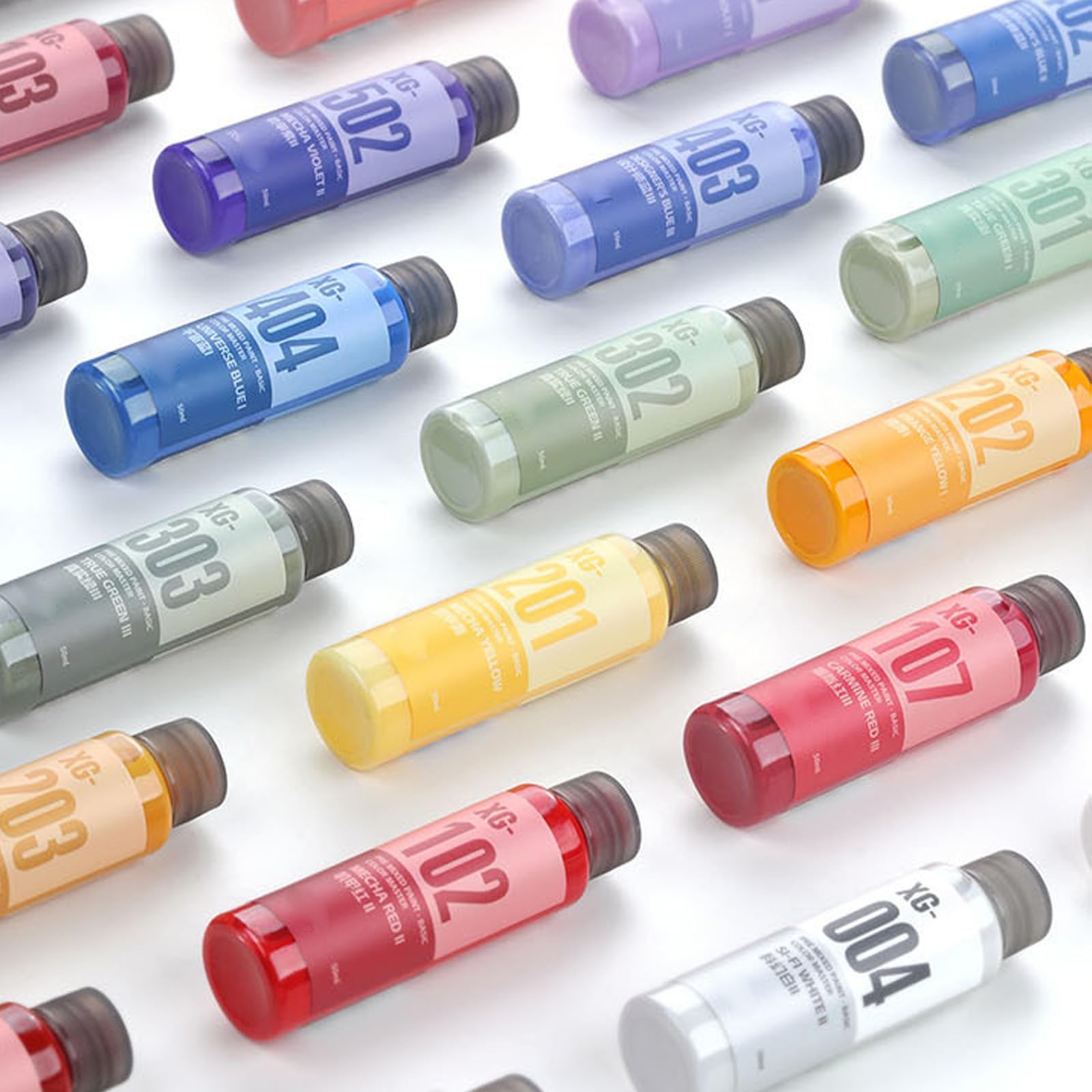 Vorgemischtes Farbmodell-Set auf Wasserbasis, Pigment-Grundfarbe, Sprühgerät, Malerei, handbemalt für Hobby-Zubehör, Malzubehör
