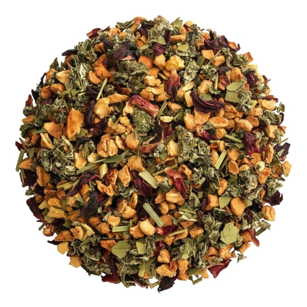Organiczny napar cytrusowy – wegański napar owocowy, sypki liść, 100% naturalny, bez GMO – rolnictwo ekologiczne – worek 1 kg (500 filiżanek)