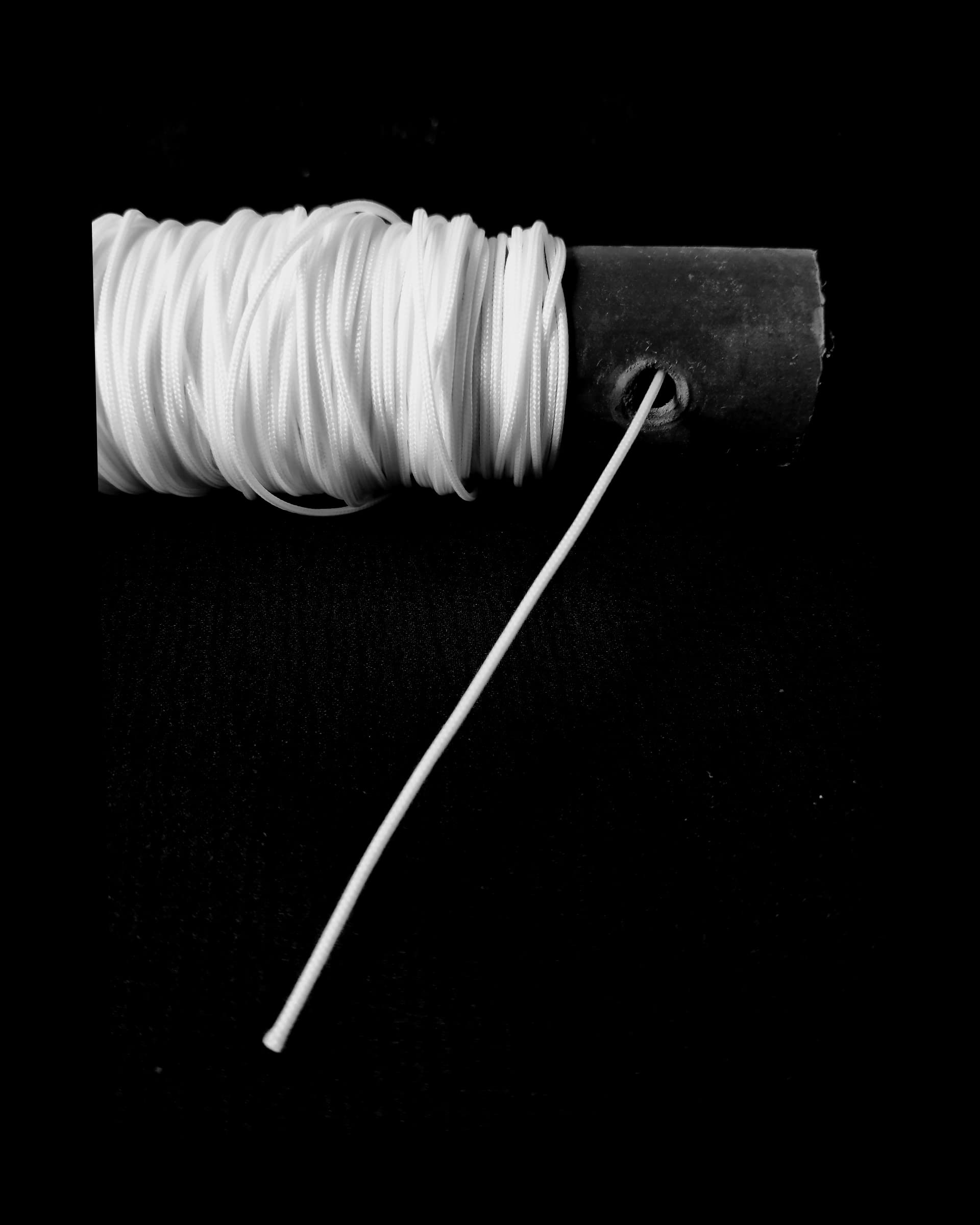 Polyester Cord for Roman Blinds and Honeycomb Blinds with Free - 25 Roman Blinds Rings (Thickness of The Cord - 0.9mm, 25 Meters), grommets 1