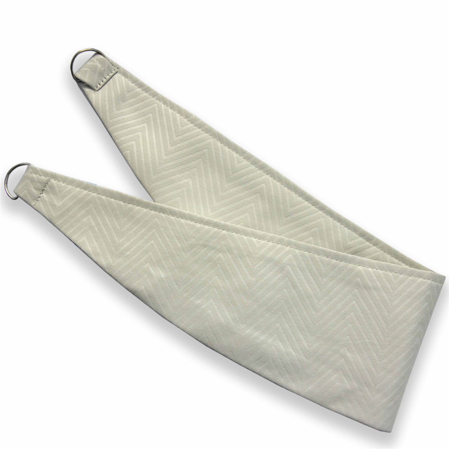 Homescapes Herringbone Curtain Tie Back Pair - Ivory