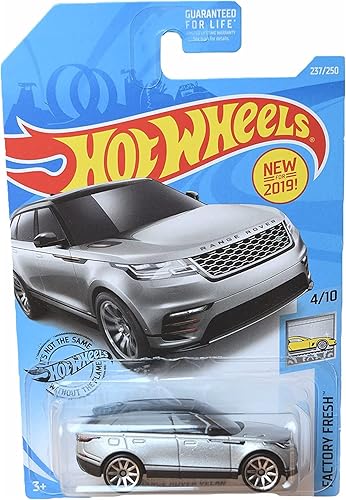 Hot Wheels Ranges Rover Velar, Plata 237250 Factory Fresh 410