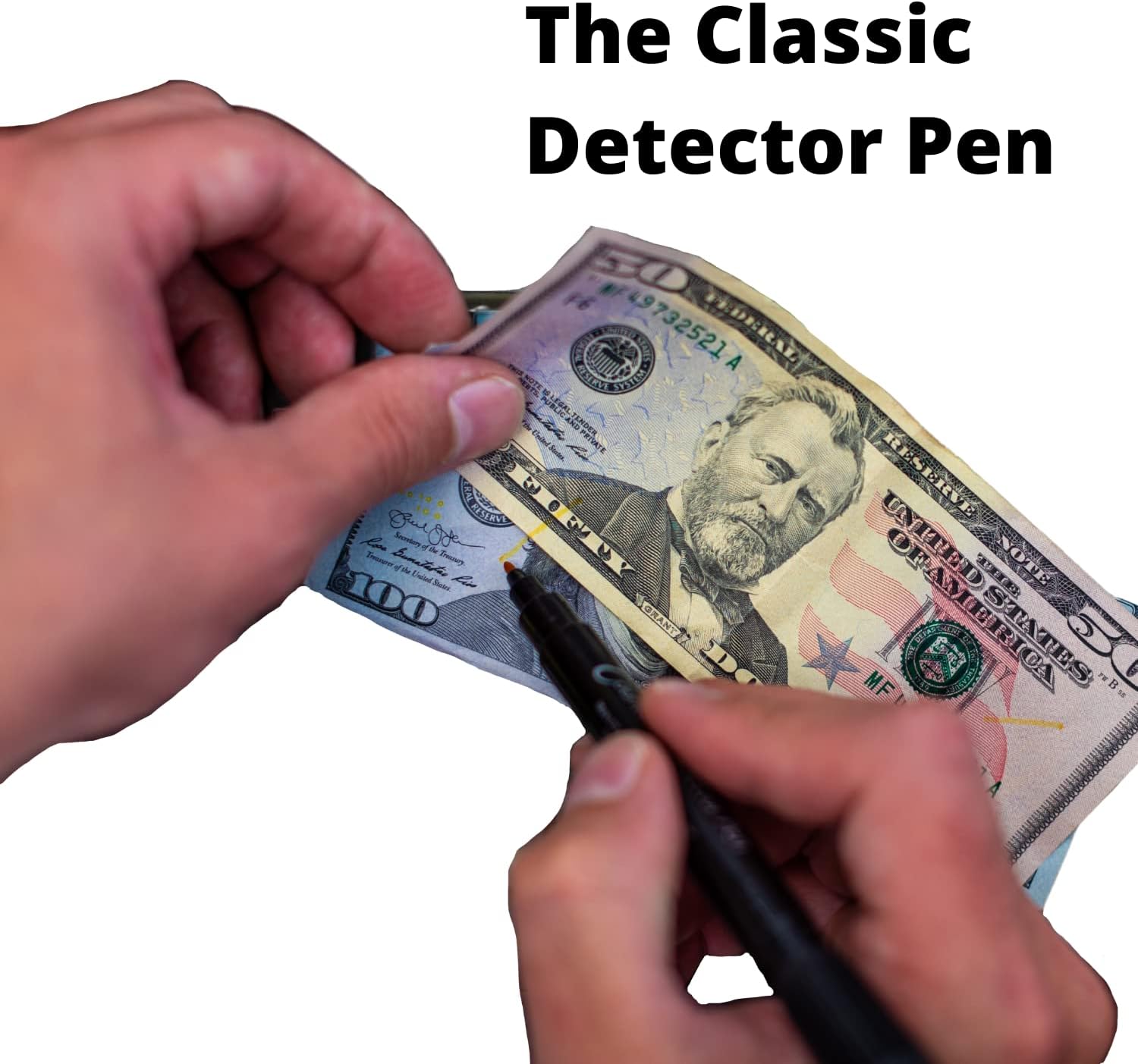 Dri Mark Counterfeit Bill Detector Marker Pen, Made in The USA, 3 Times More Ink, Pocket Size, Fake Money Checker - Money Loss Prevention Tester & Fraud Protection for U.S. Currency (Pack of 1) : Banking And Money Handling Supplies : Office Products