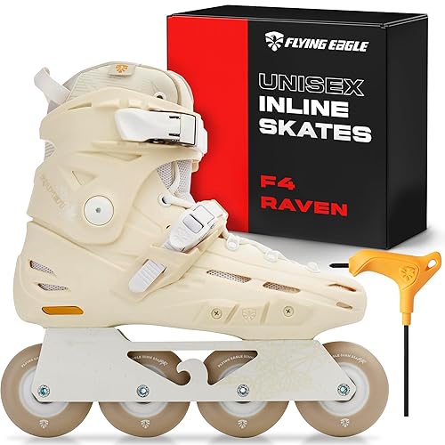 Flying Eagle F4 Raven Freeskate - Adult Inline Skates Men, Inline Speed Skates Men, Inline Roller Skates for Men, Women Inline Skates, Street Inline Skates Men, Adult Roller Blades