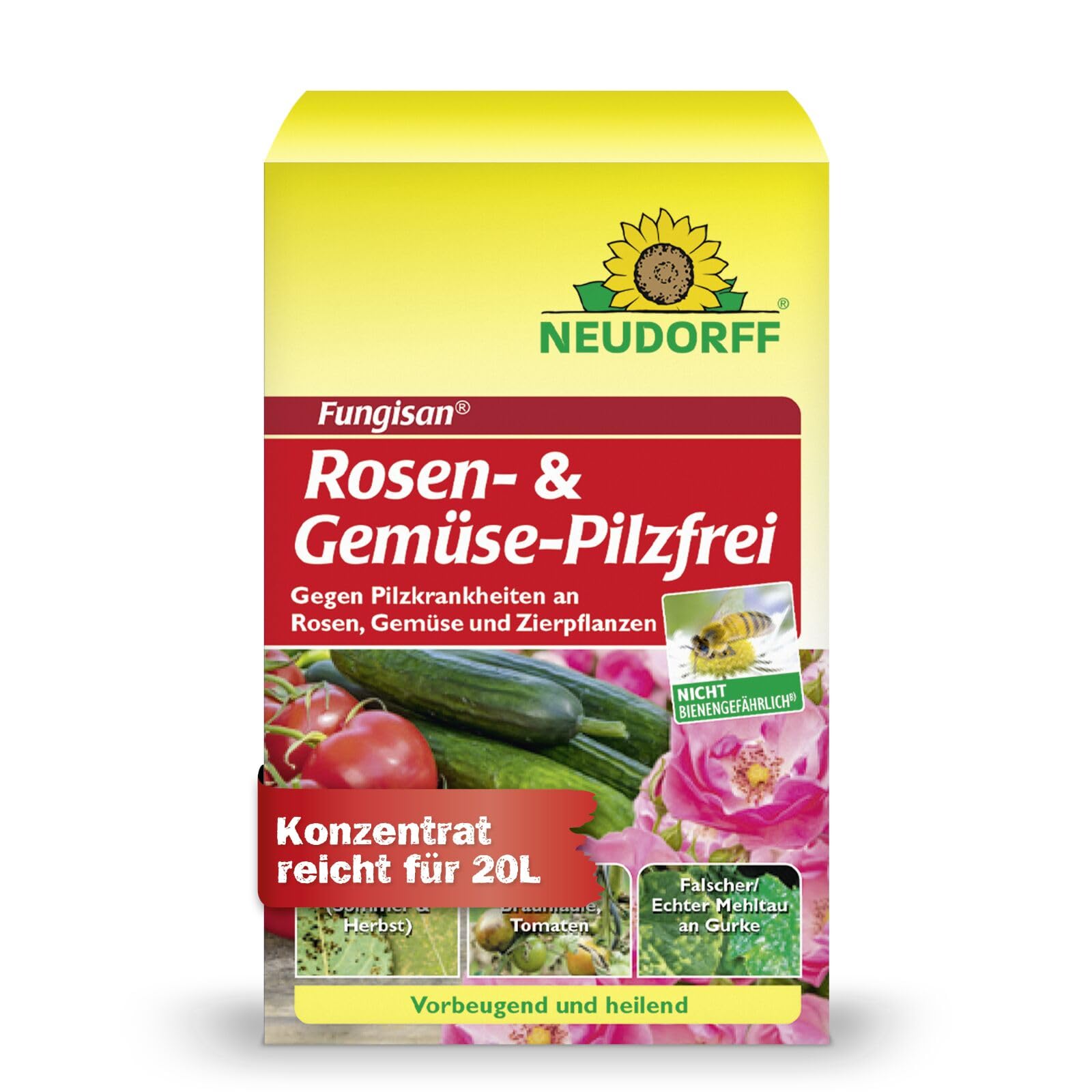 6 x 16 ml Neudorff Fungisan Rosen- und Gemüse-Pilzfrei