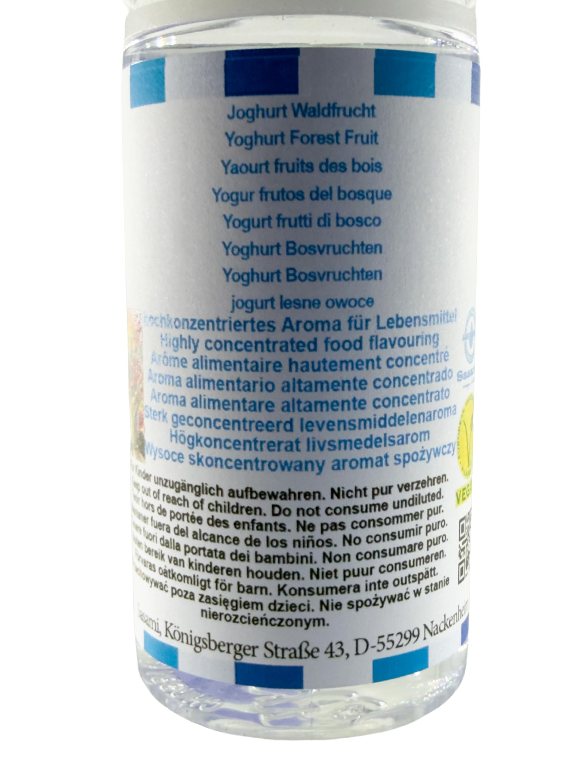 Joghurt Waldfrucht Aroma Konzentrat - Vegan - Sasami - 100ml
