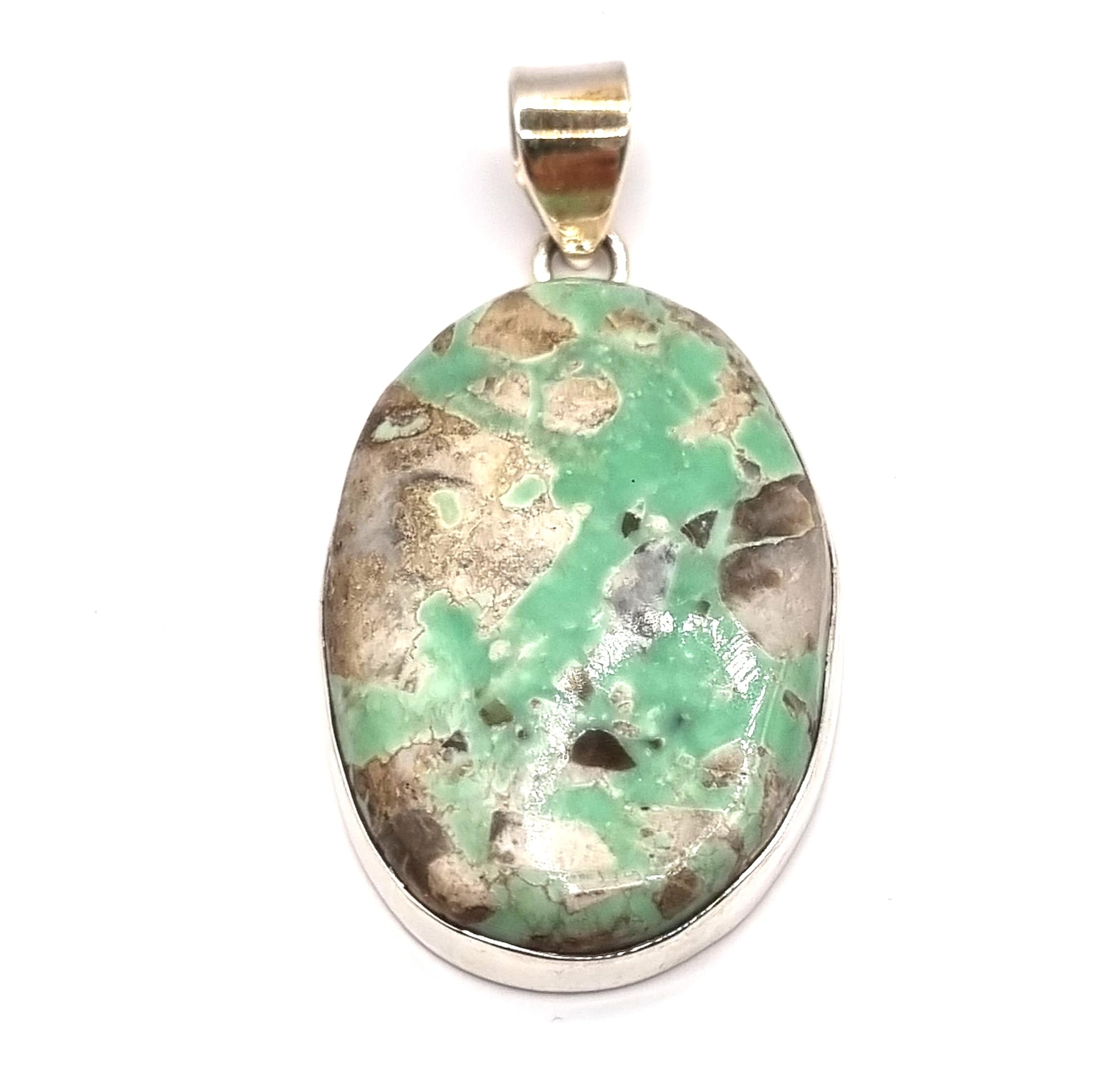 Variscite Silver Stone Geofossiles Minerals Stone Healing Crystals PE-SDJ-14