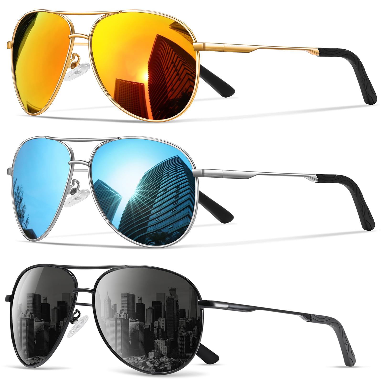 Sunglasses Men Polarized Aviator Sunglasses for Men and Women