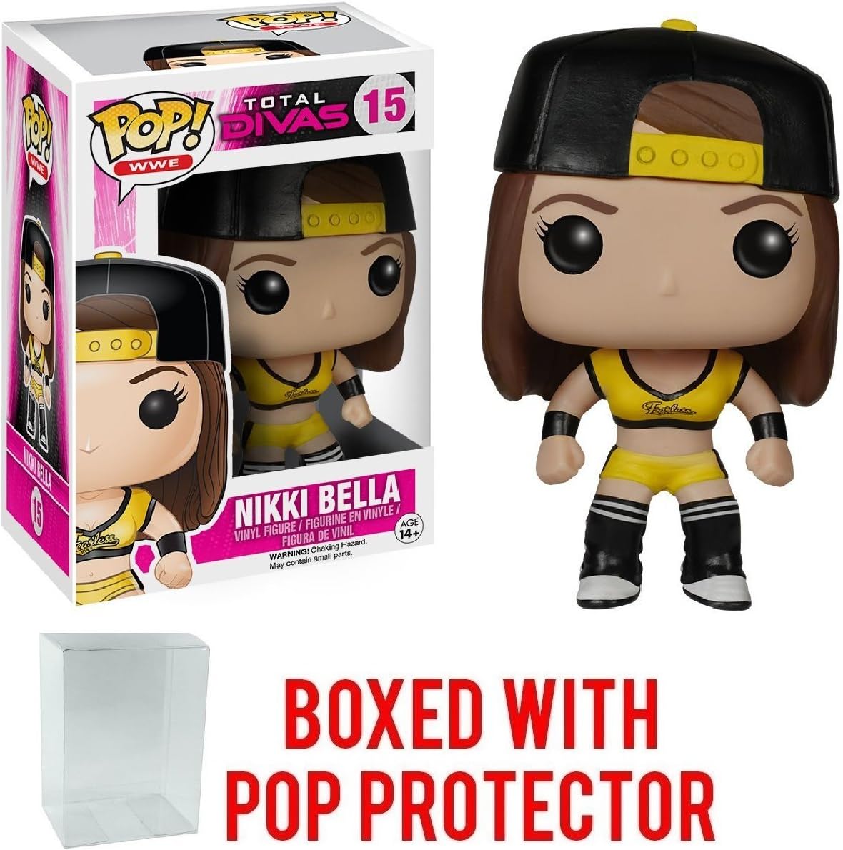 Funko Pop! WWE Total Divas - Nikki Bella #15 Vinyl Figure (Bundled with Pop Box Protector Case)