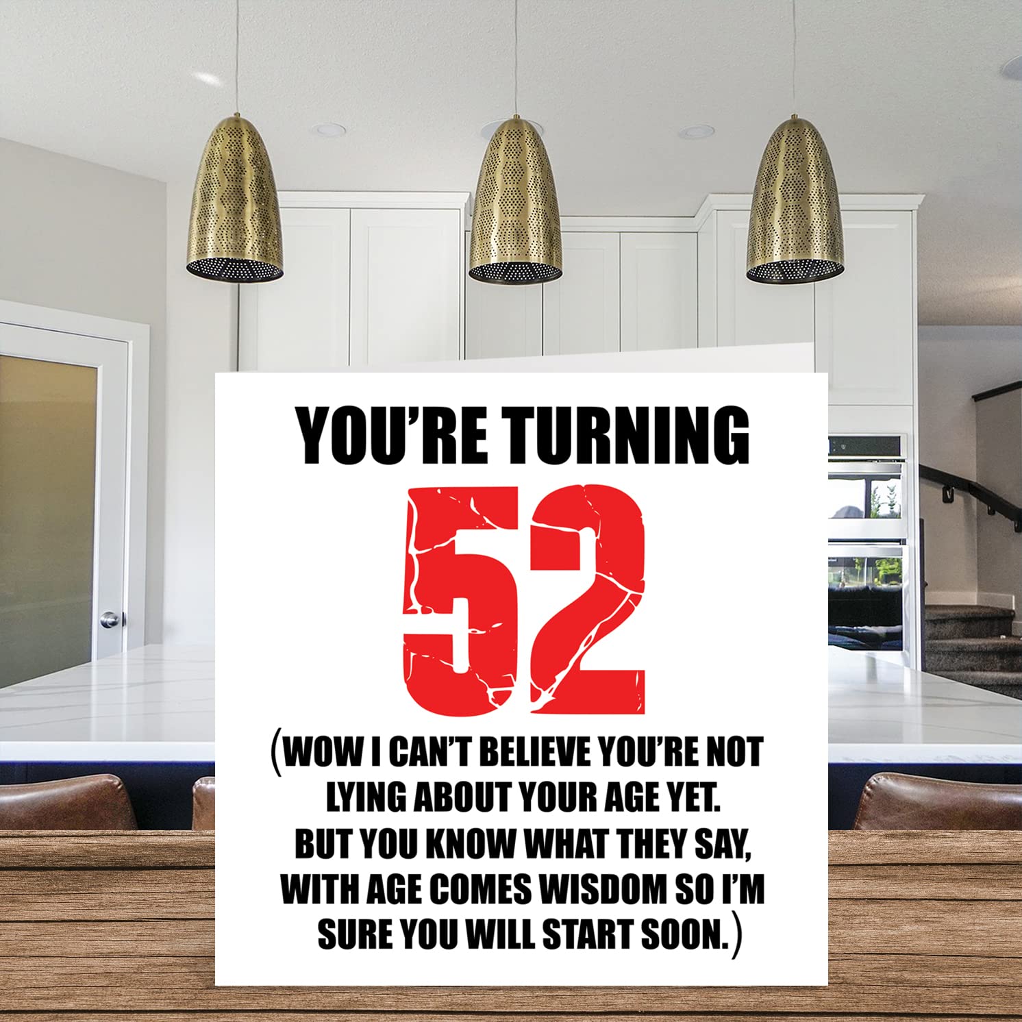 Carte Drôle - Grand-père Qui Rétrécit - Carte D’anniversaire Pour Hommes - Anniversaire De Grand-père Pour Lui - Anniversaire - Fête Des Pères - Humour - Intérieur Vierge