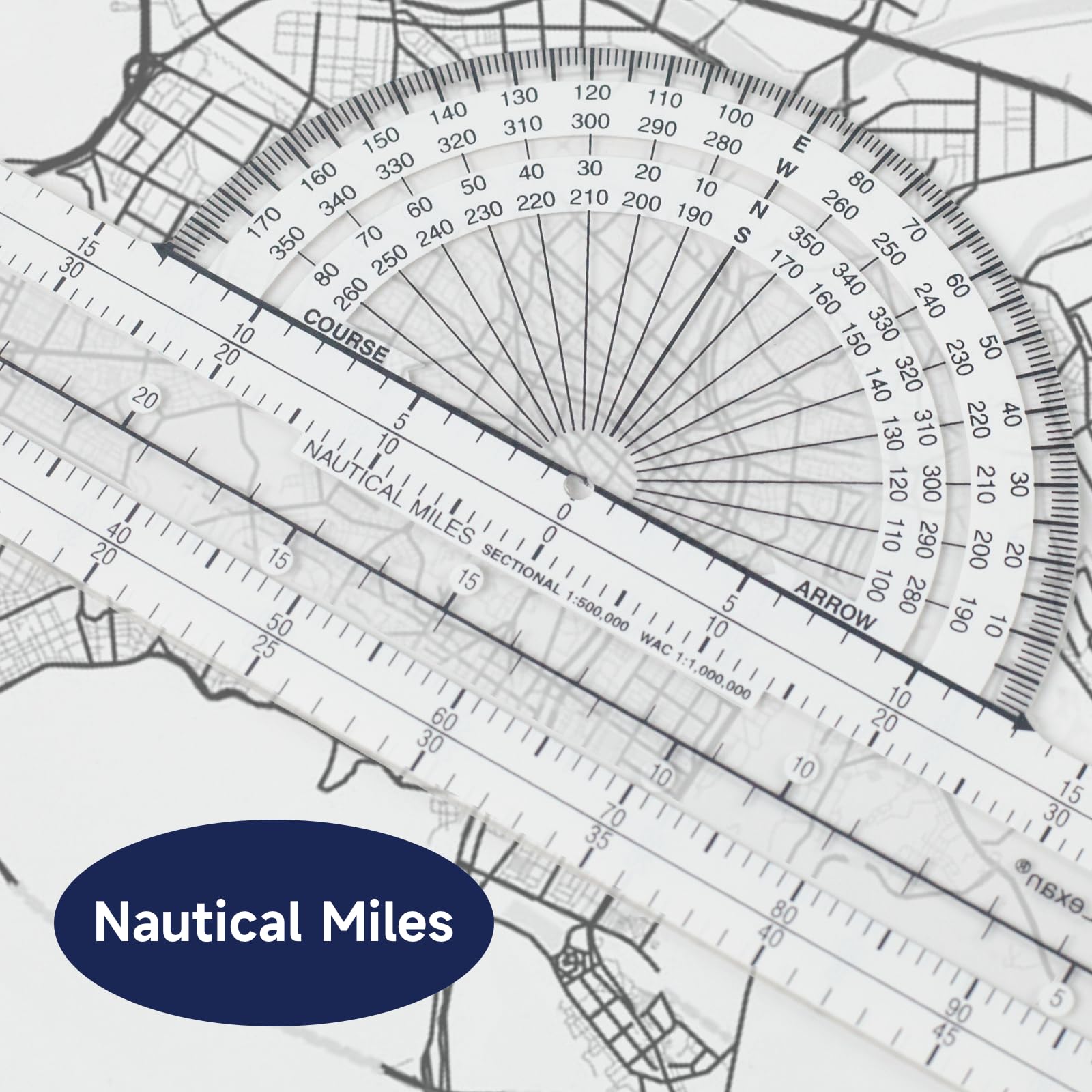 CYA Micro Traceur Fixe Aviation pour Pilotes de Vol, 8 Pouces, Navigation VFR/IFR, CFP-3