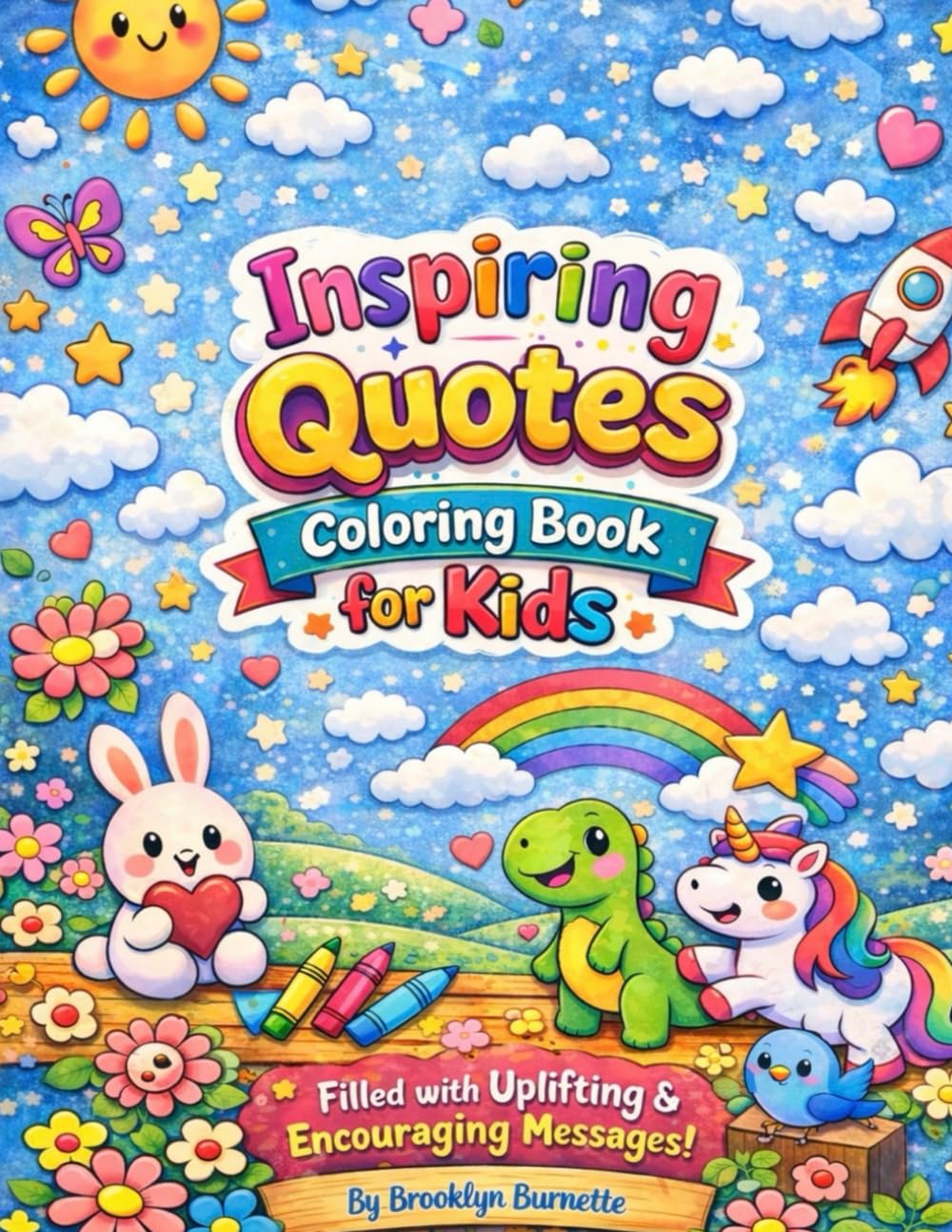 Inspiring Quotes Coloring Book
