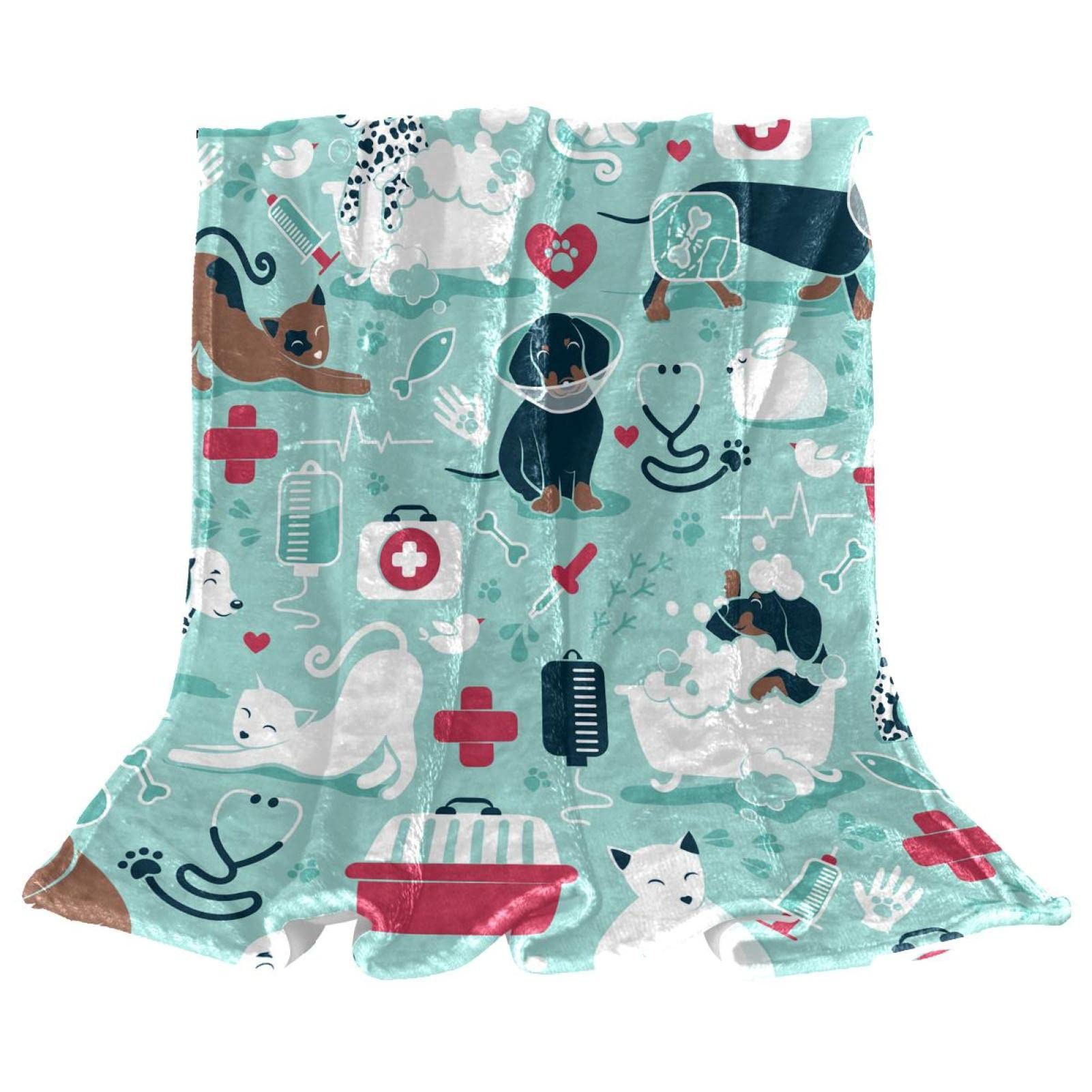 Couverture en peluche TBOUOBT douce en microfibre chaude pour des siestes douillettes