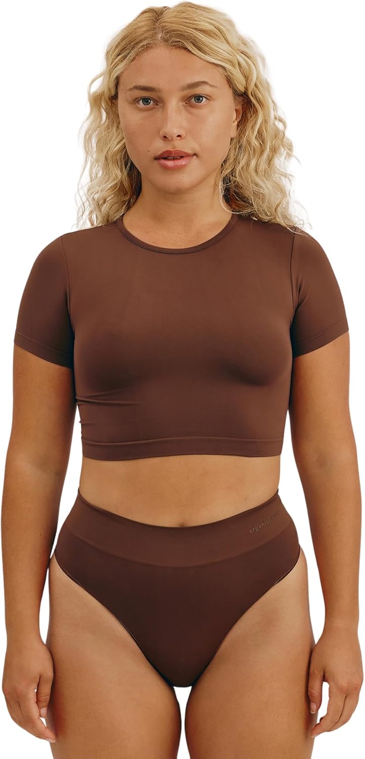 Organic Basics womens Smooth Recycled Nylon Seamless Thong Underwear 5-pack - Image 4