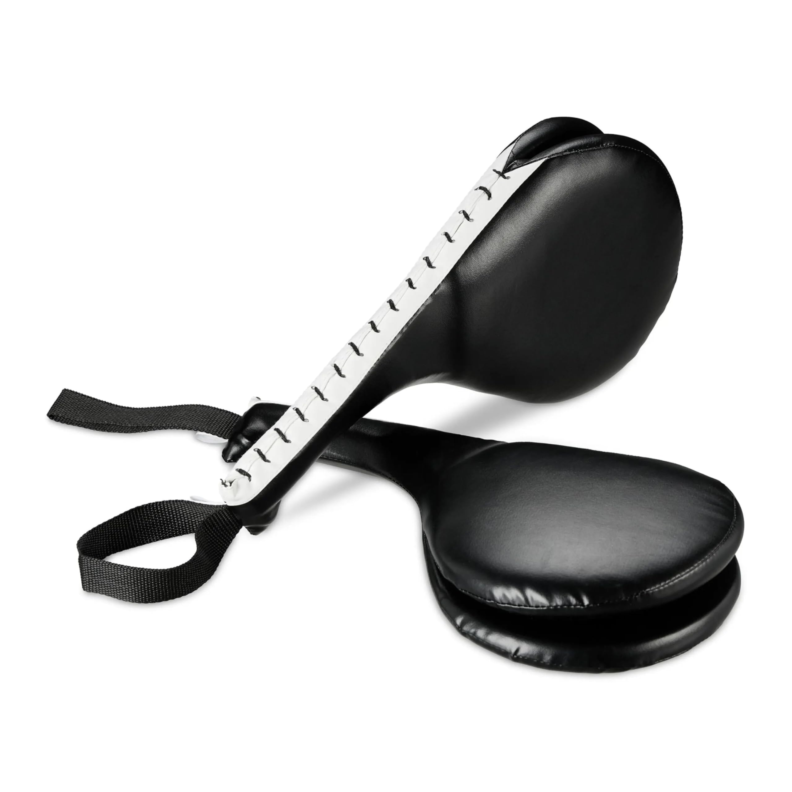 Kickpads Pratzen Set 2er – Taekwondo Pratzen, Kickbox Schlagpolster, Doppelschlagpolster für Kampfsport Training, Boxpratzen für Erwachsene & Kinder