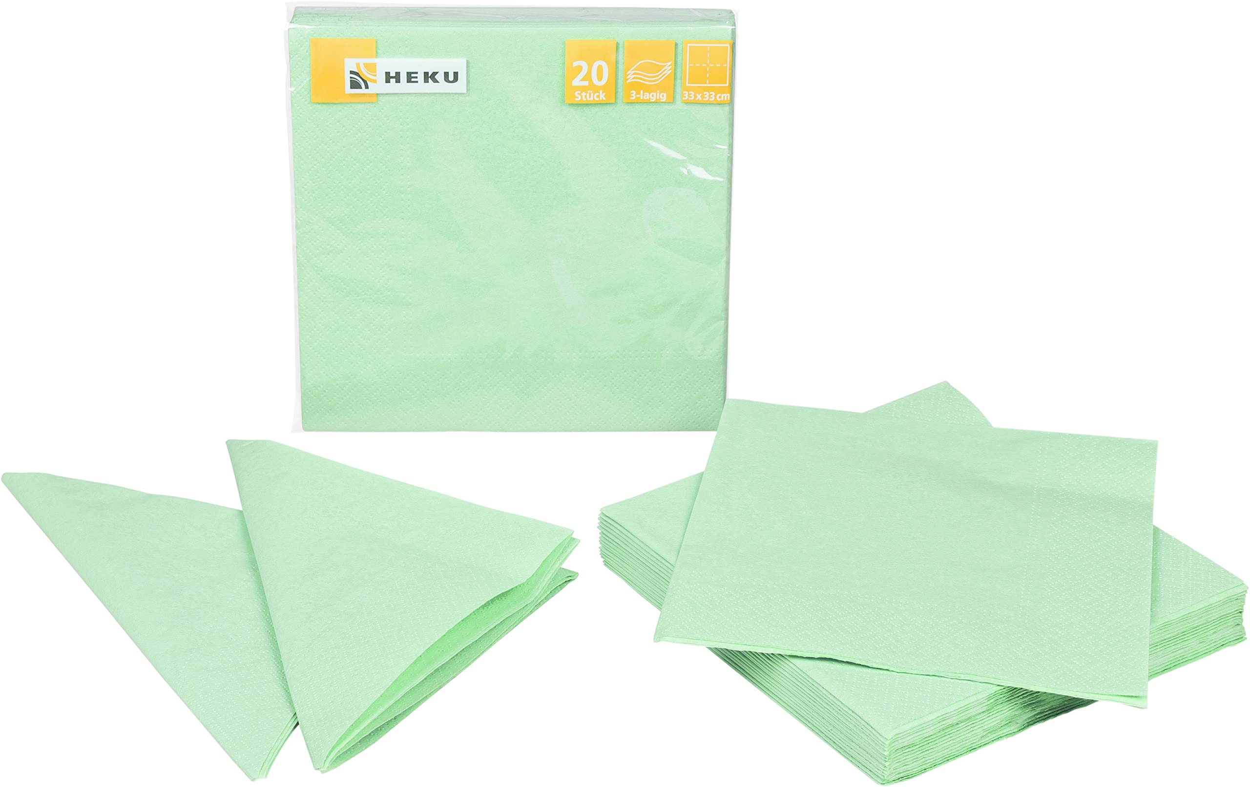 HEKU Set Usa E Getta, 120 Pezzi, In Menta, Adatto Per 30 Ospiti, Con