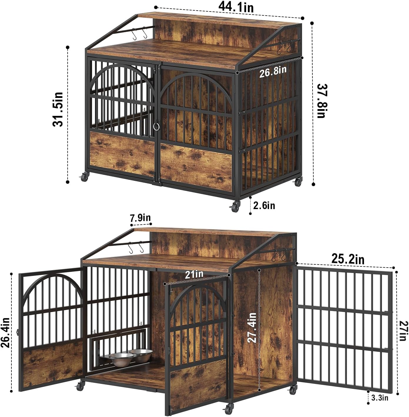 Ultimate Review: The 44 Inch Heavy Duty Dog Crate That Doubles as Stylish Furniture