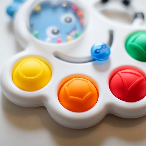 Vista 13 de Baby Einstein Curiosity - Juguete sensorial para ansiedad y sonajero Pop It, sin BPA, para bebés de 3 meses en adelante, multicolor Curiosity Fidget