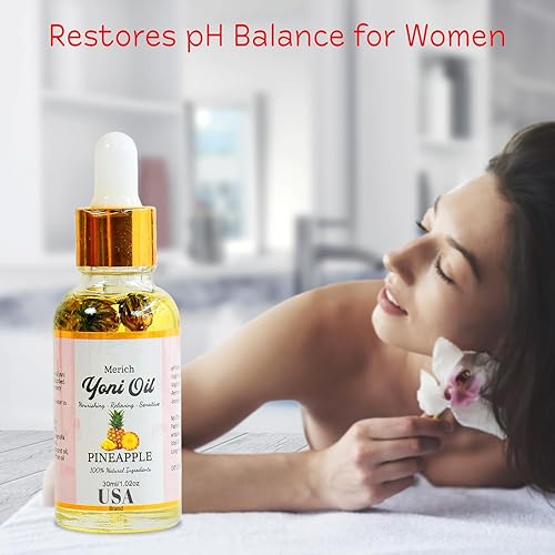 Miniatura 45 de MERICH Aceite de yoni natural Aceite de desintoxicación de yoni femenino Hidratante vaginal naturalmente perfumado Restaura el equilibrio