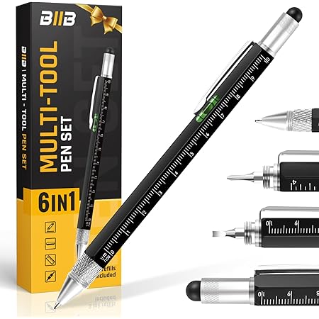 BIIB Father's Day Gifts from Wife, Multitool Pen Dad Gifts for Men, Gifts for Dad Who Wants Nothing, Father's Day Gifts for Him, Birthday Gifts for Men, Mens Gifts for Grandpa, Husband, Tools Gadgets
